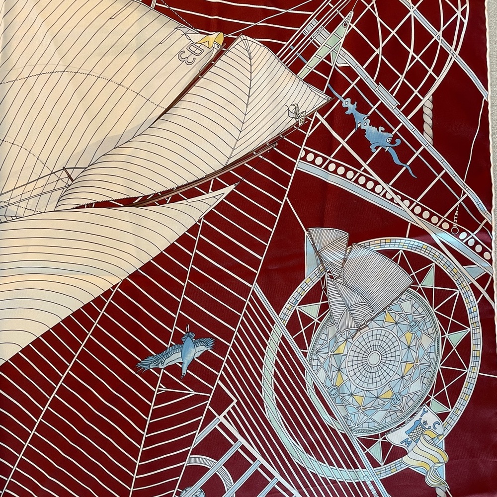 Hermes silk scarf 90 by 90cm